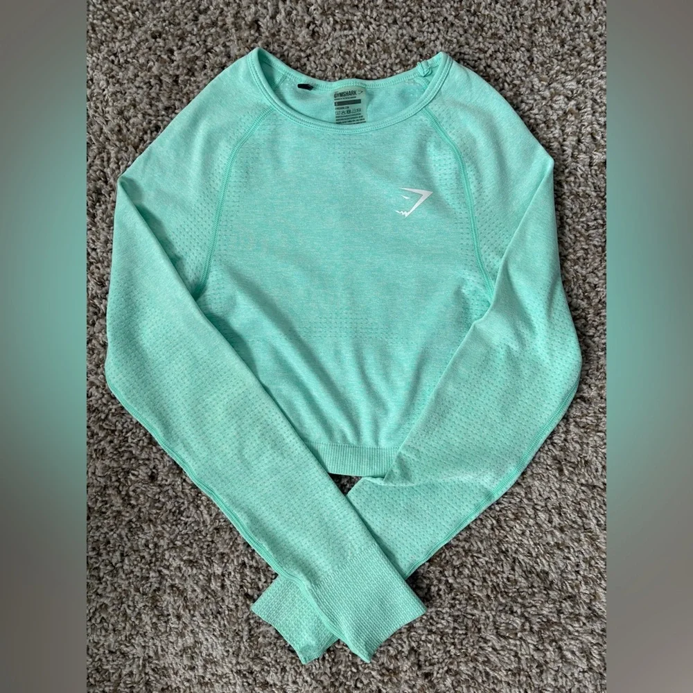 Gymshark Vital Seamless Cropped Workout Top | S - Picture 2 of 7